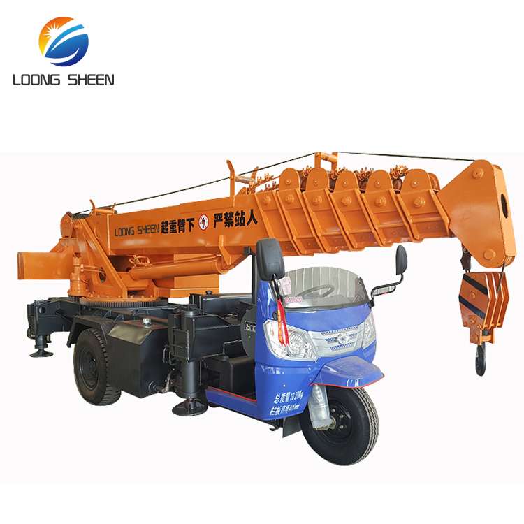 Mini truck crane 3 ton crane truck telescopic boom truck crane