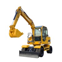 Wheel grabber excavator mini excavator with elevating cab for sale chinese price