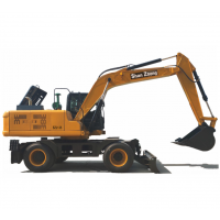 12ton SZL135 Manufacturer 12ton wheel excavator with hydraulic hammer